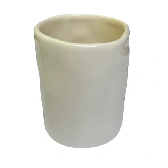 Rae Dunn SING Mug White Black Large Letter Dimples NWT 2017 OG - Picture 6 of 12